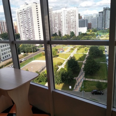 Апартаменты с панорамным балконом-4300руб/сутки